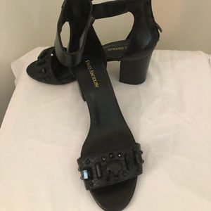 Enzo Angiolini black jewel sandals
